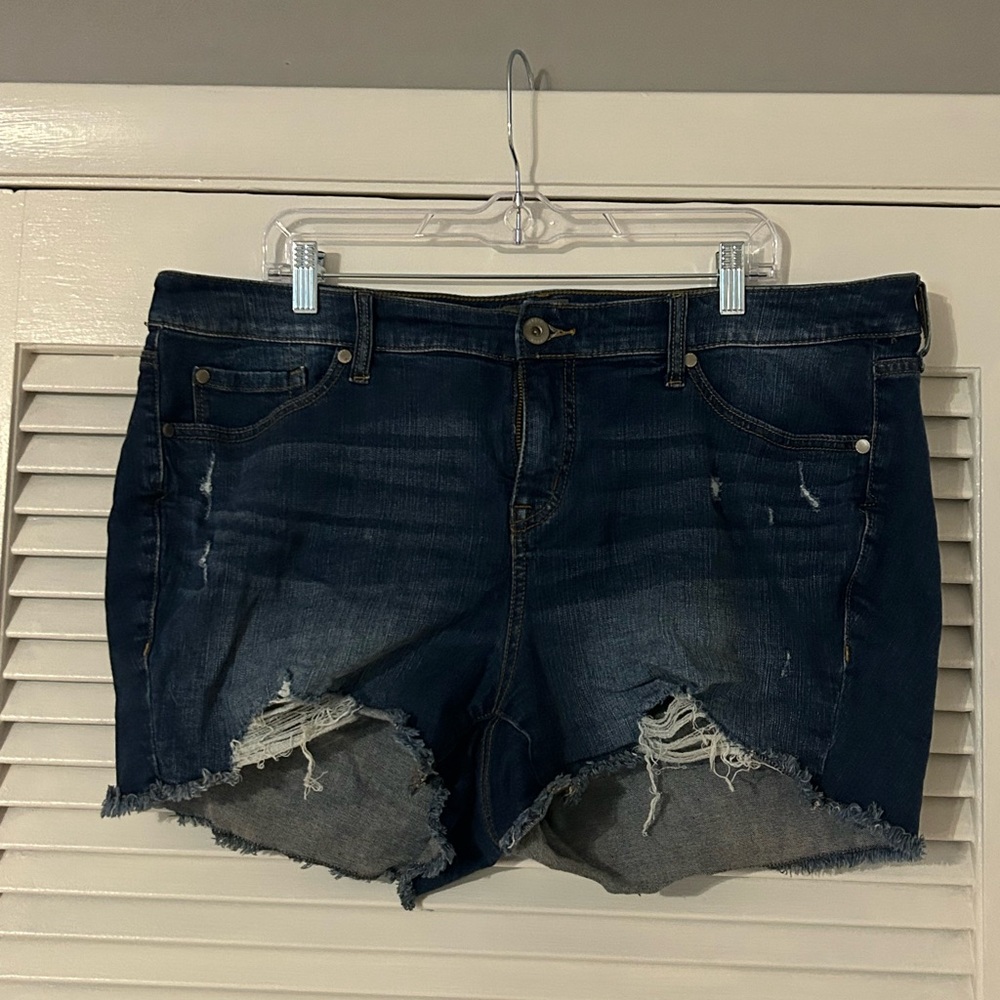 Denim Distressed Women's Shorts